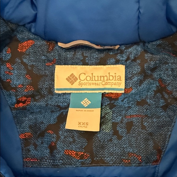 Columbia Kids Patterned Ski/Snowboard Snow Jacket XXS 4/5 - Picture 3 of 4